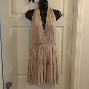 SALE**NWT**RAGA**Beaded, Halter Cocktail Dress